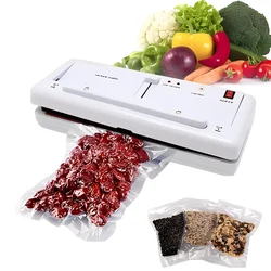 Household Vacuum Sealer Machine for Heat Seal Plastic Bags/Snack Bags/Chip Bags, 200 Watt 